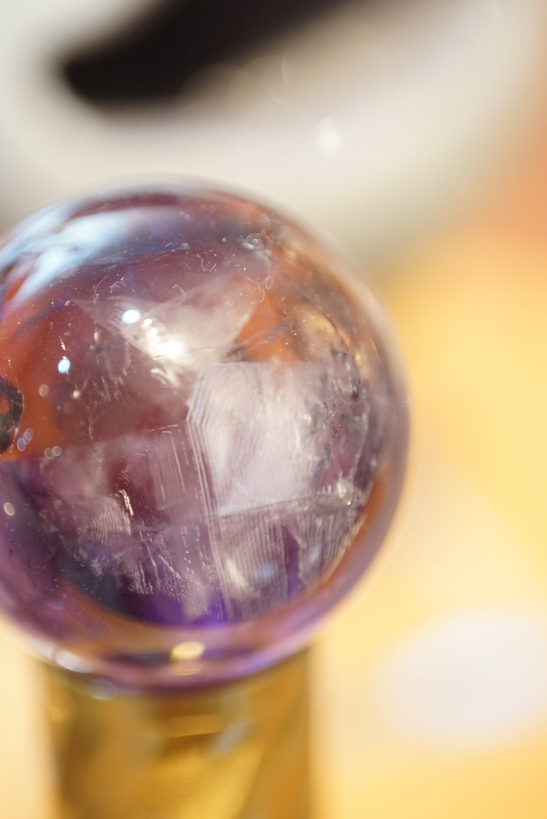 帶上帝指紋巴西紫晶球 - ART OF GEM