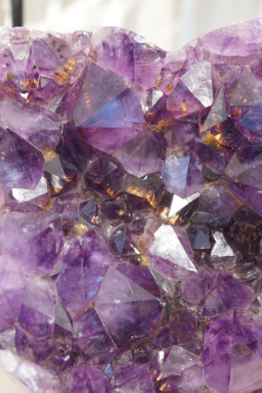 巴西深紫紫鈦晶瑪瑙心心 - ART OF GEM