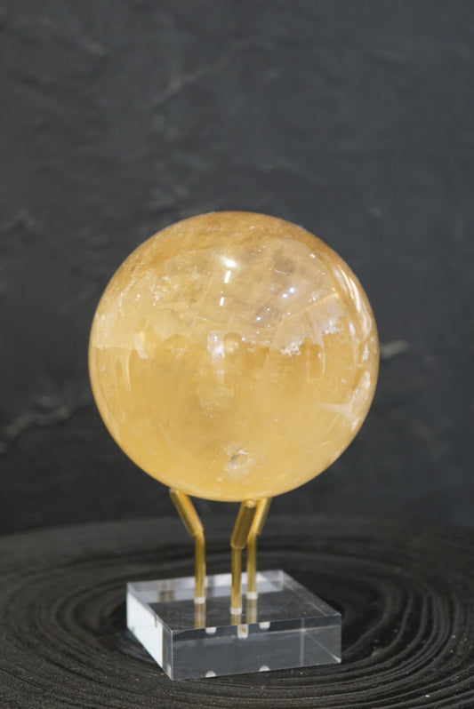 黃方解石球 - ART OF GEM