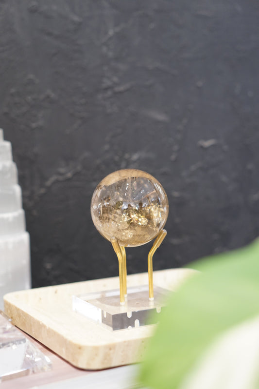 金髮晶球 Golden Rutiled Quartz Sphere - ART OF GEM