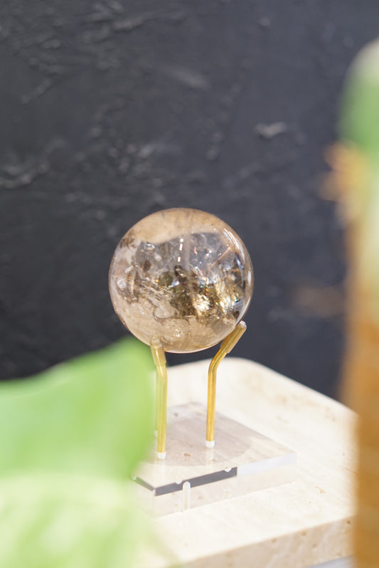 金髮晶球 Golden Rutiled Quartz Sphere - ART OF GEM