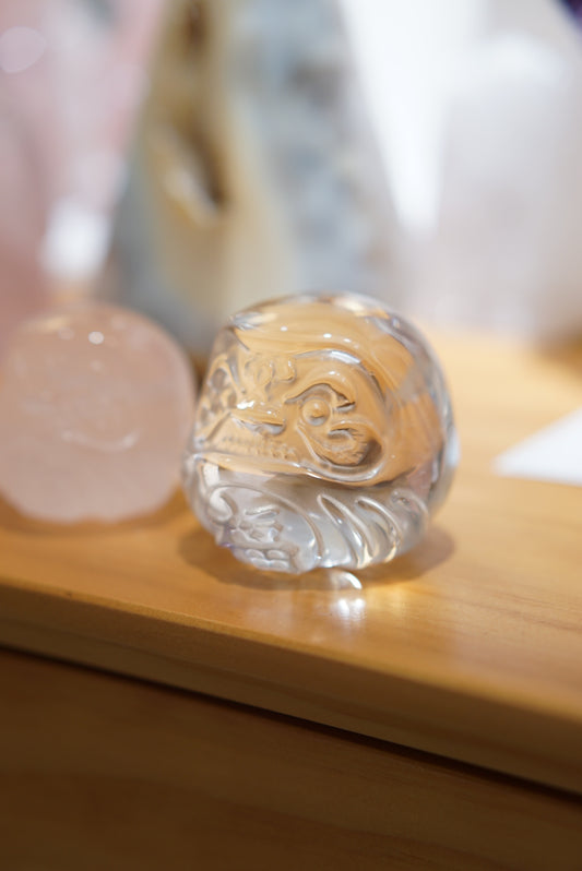 白水晶達摩 - ART OF GEM