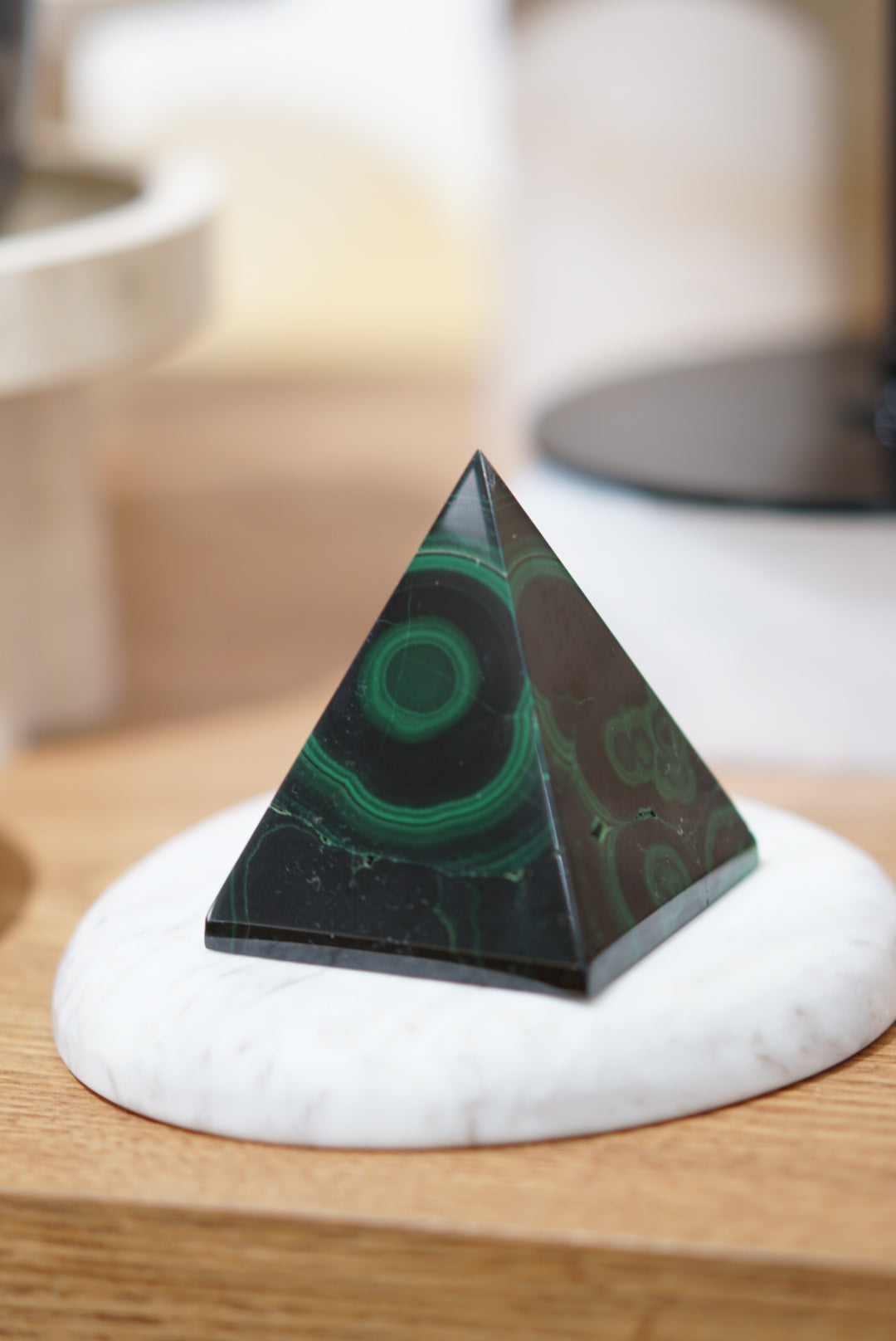 非洲孔雀石金字塔 - ART OF GEM