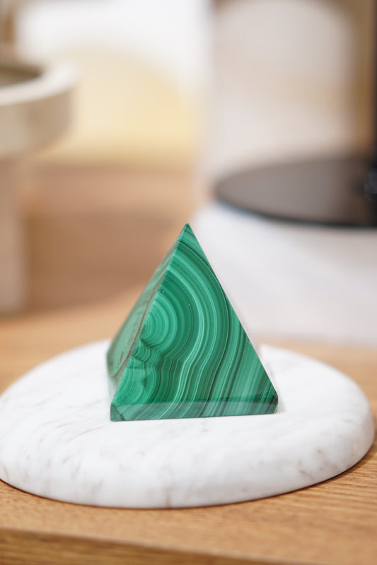 非洲孔雀石金字塔 - ART OF GEM