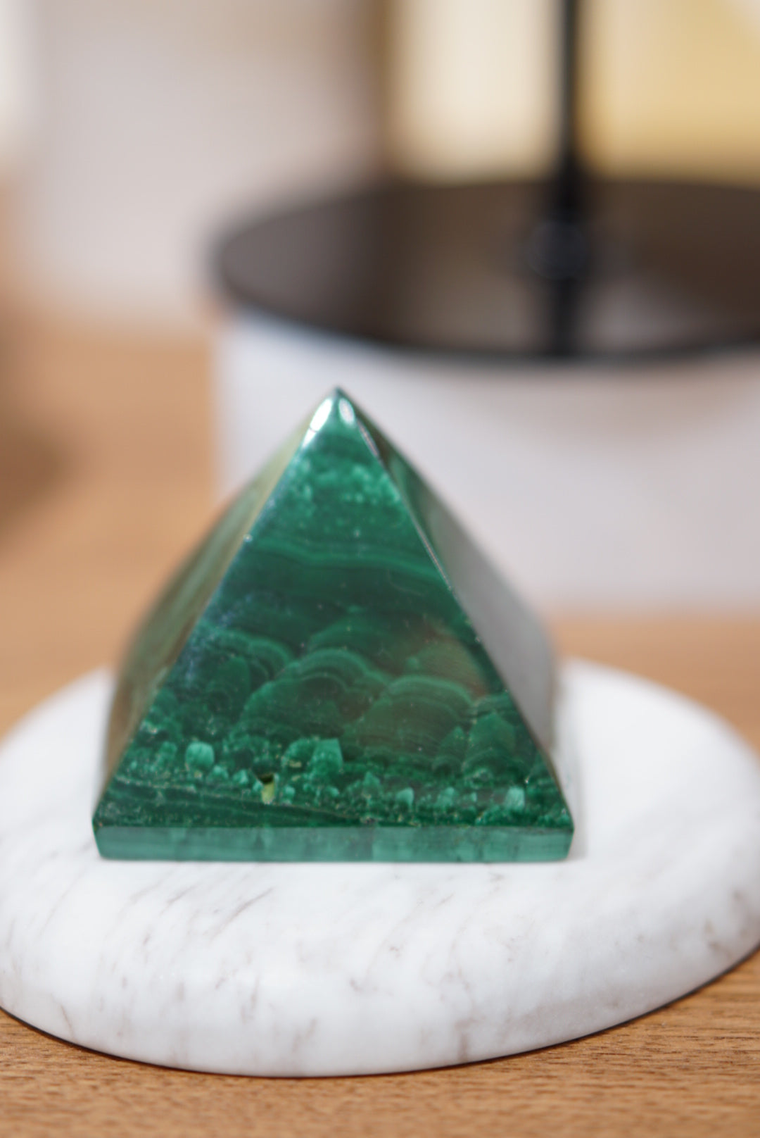非洲孔雀石金字塔 - ART OF GEM