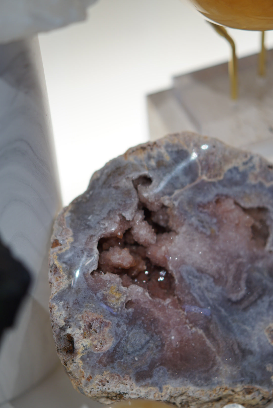 巴西粉紫晶板 - ART OF GEM