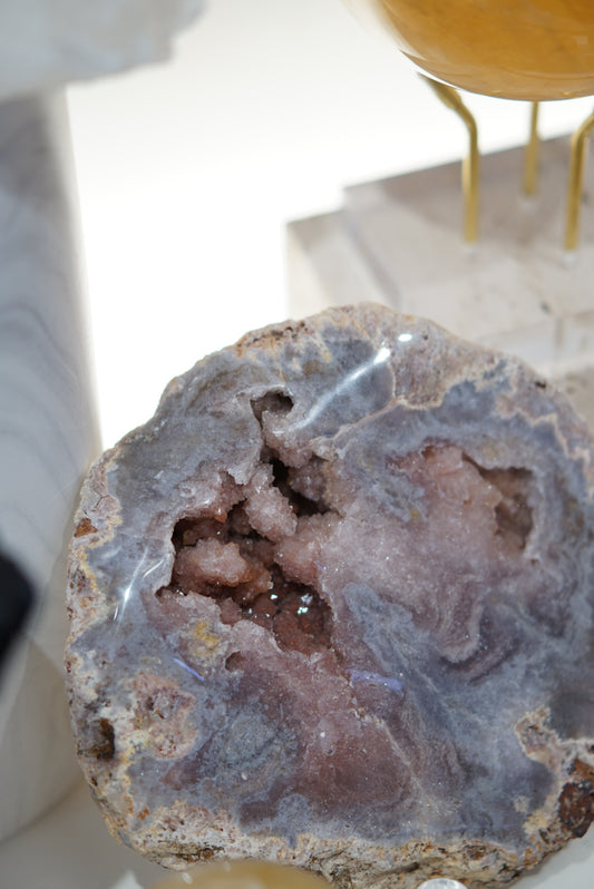 巴西粉紫晶板 - ART OF GEM