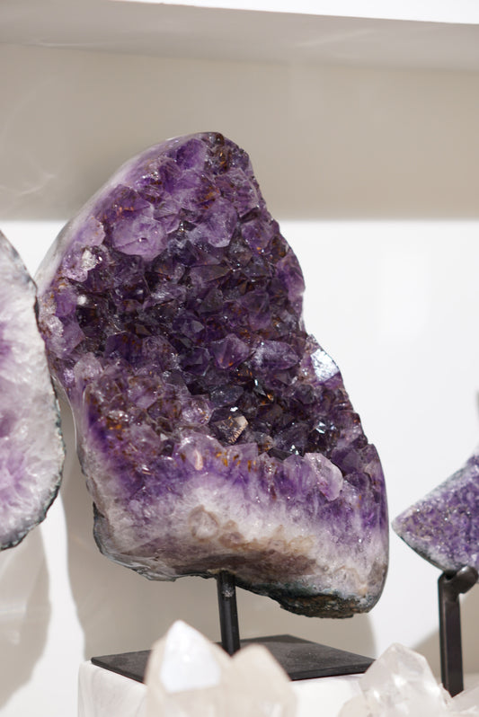 巴西深紫紫鈦晶簇 - ART OF GEM