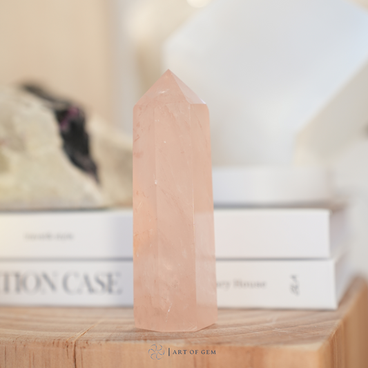 星光粉晶柱 - ART OF GEM