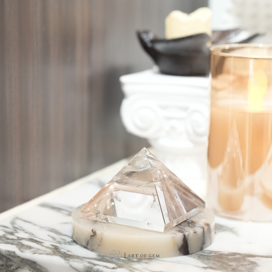 巴西白水晶金字塔 - ART OF GEM