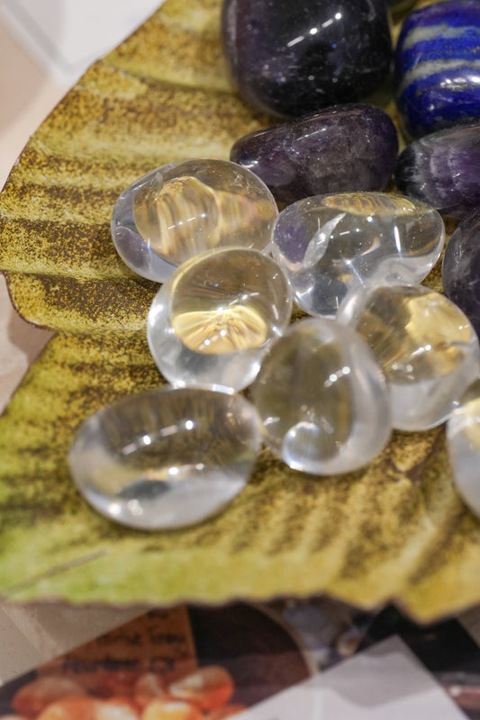 白水晶滾石 - ART OF GEM