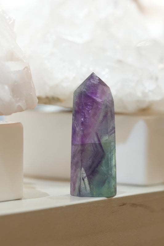 紫綠螢石柱 - ART OF GEM