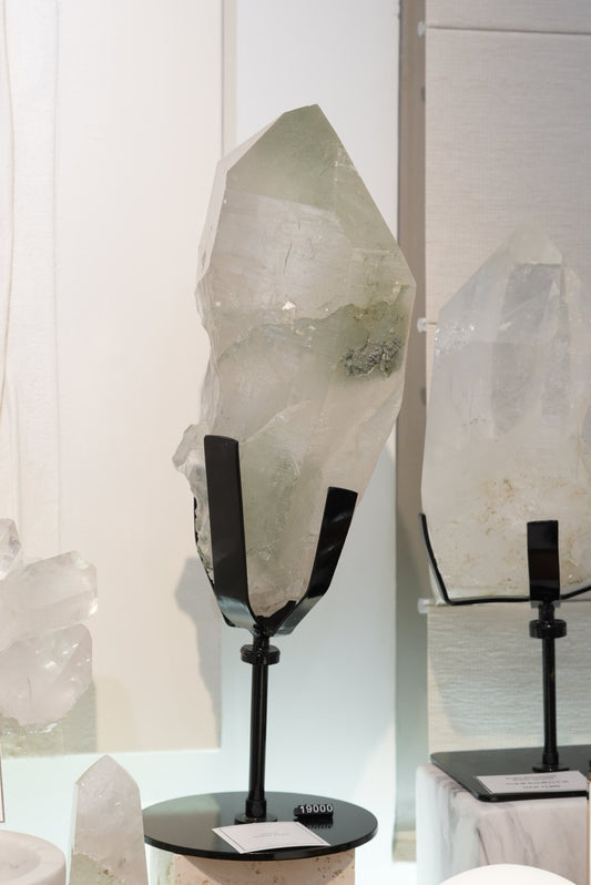 大型收藏級印度喜馬拉雅綠幽靈白水晶 - ART OF GEM