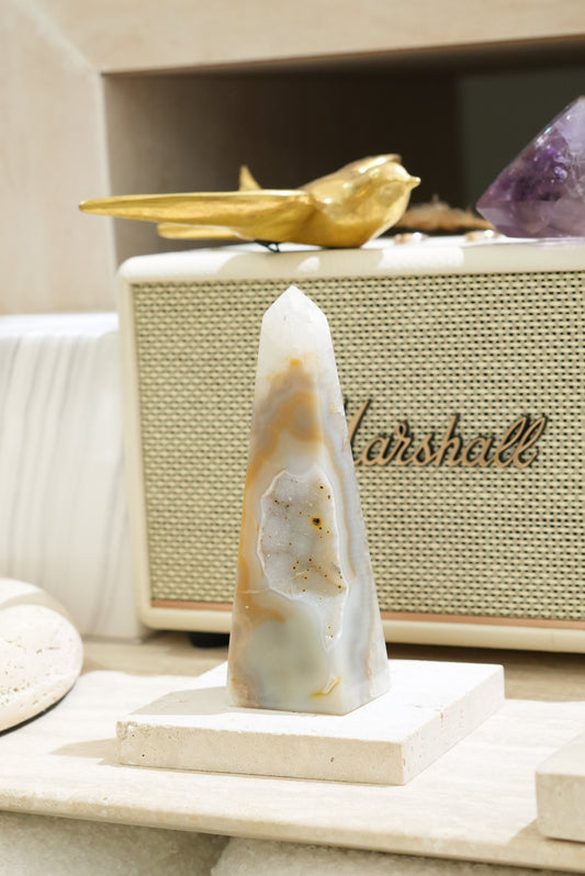 巴西黃瑪瑙柱 - ART OF GEM