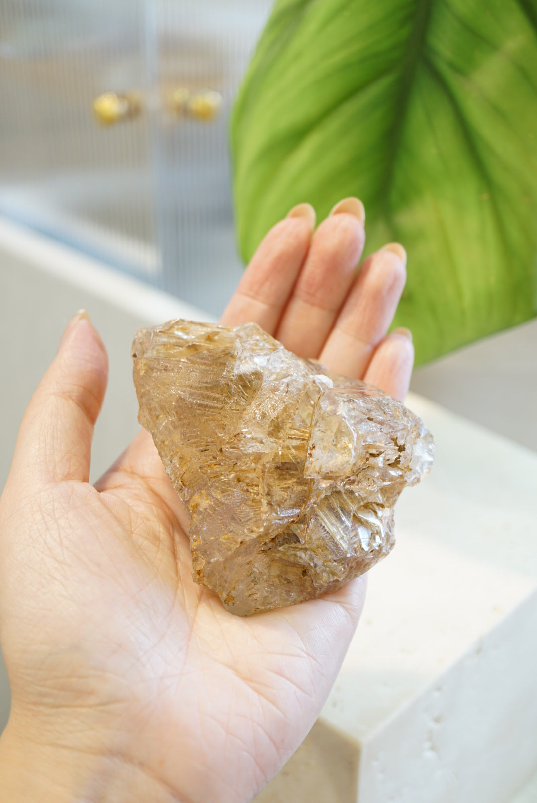 罕有黃泥阿賽斯特萊原石 Rare Raw Azeztulite - ART OF GEM