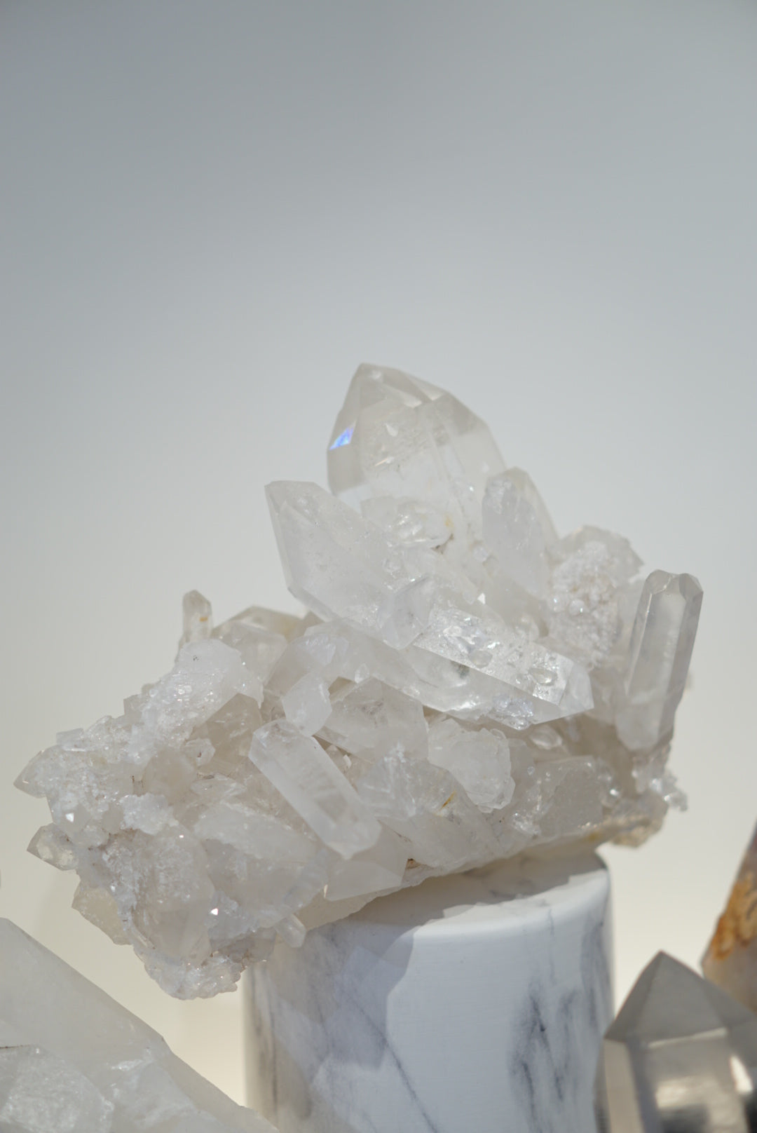 巴西白水晶簇 Brazil White Quartz Cluster - ART OF GEM