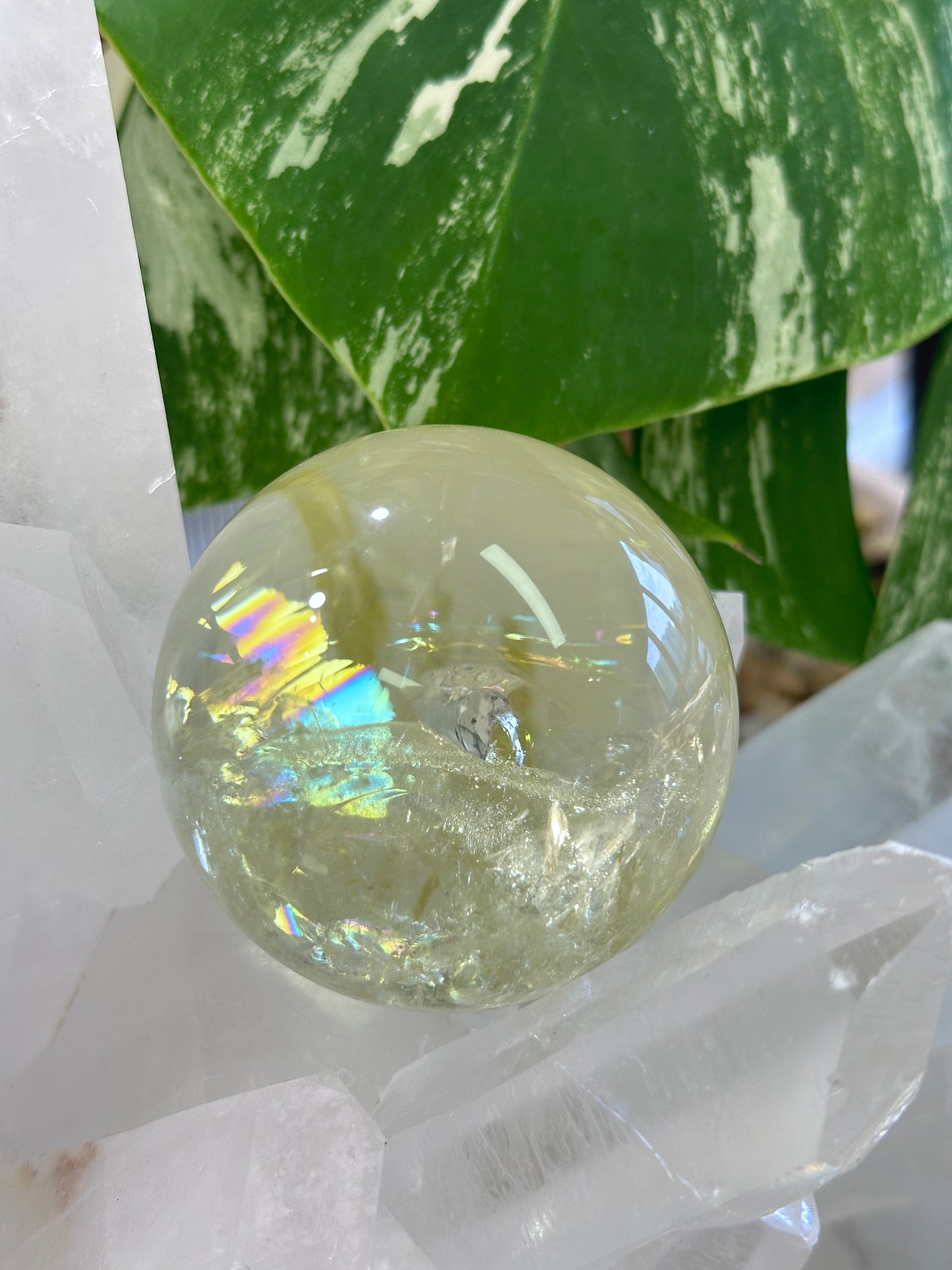 57mm 巴西黃水晶球 Brazil Citrine Sphere - ART OF GEM