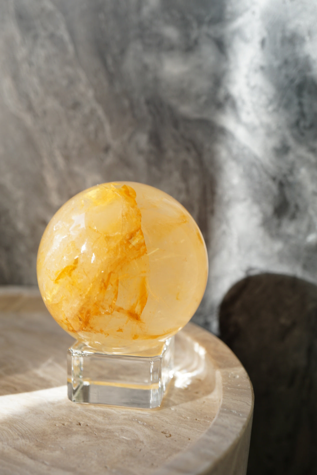 黄金治癒者/黃膠花球 Golden Healer Sphere - ART OF GEM