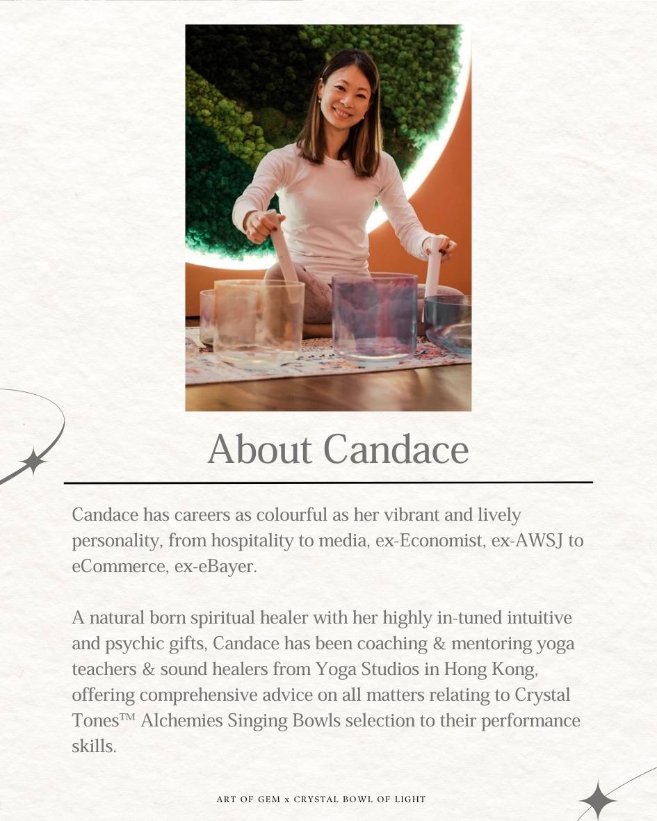印度喜馬拉雅水晶靈擺及音頻工作坊 (Candace @ Crystal Light of Bowl) - ART OF GEM