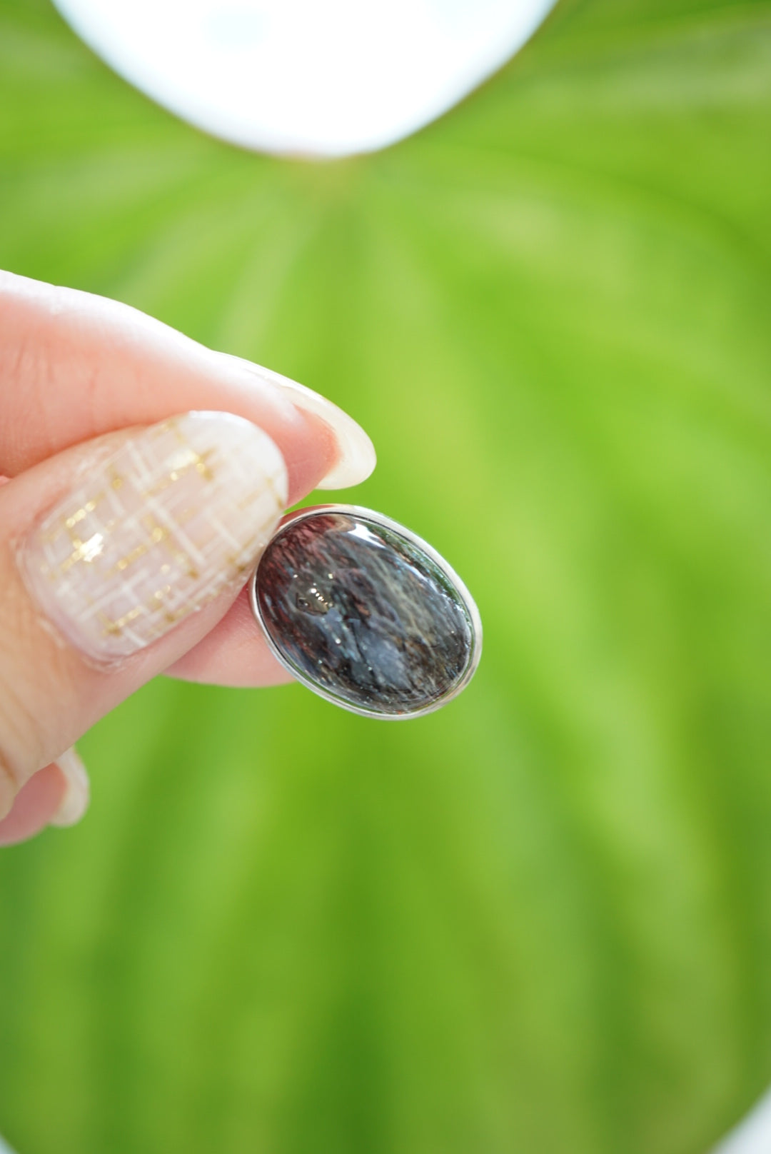 黑超七吊墜(配925 銀鏈) super seven pendant(with 925 Silver Necklace) - ART OF GEM