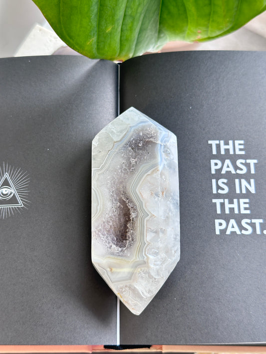 巴西藍瑪瑙雙尖 (DT) - ART OF GEM