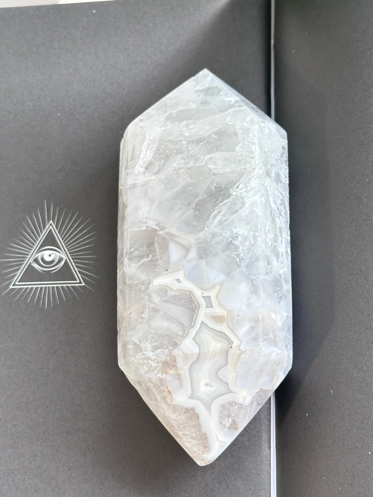 巴西藍瑪瑙雙尖 (DT) - ART OF GEM