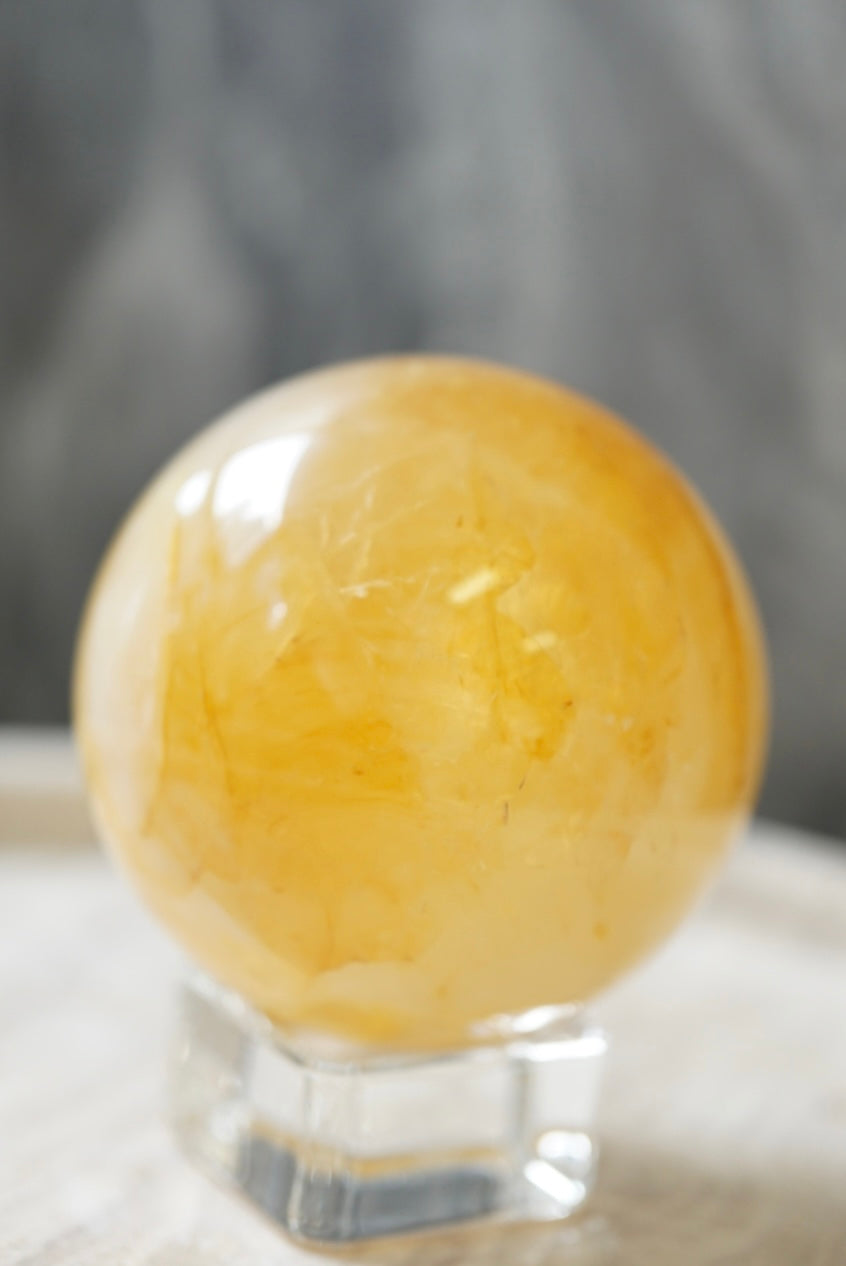 黄金治癒者/黃膠花球 Golden Healer Sphere - ART OF GEM