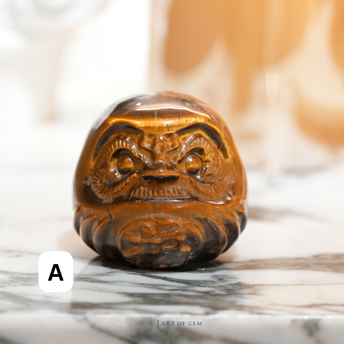虎眼石達摩 - ART OF GEM