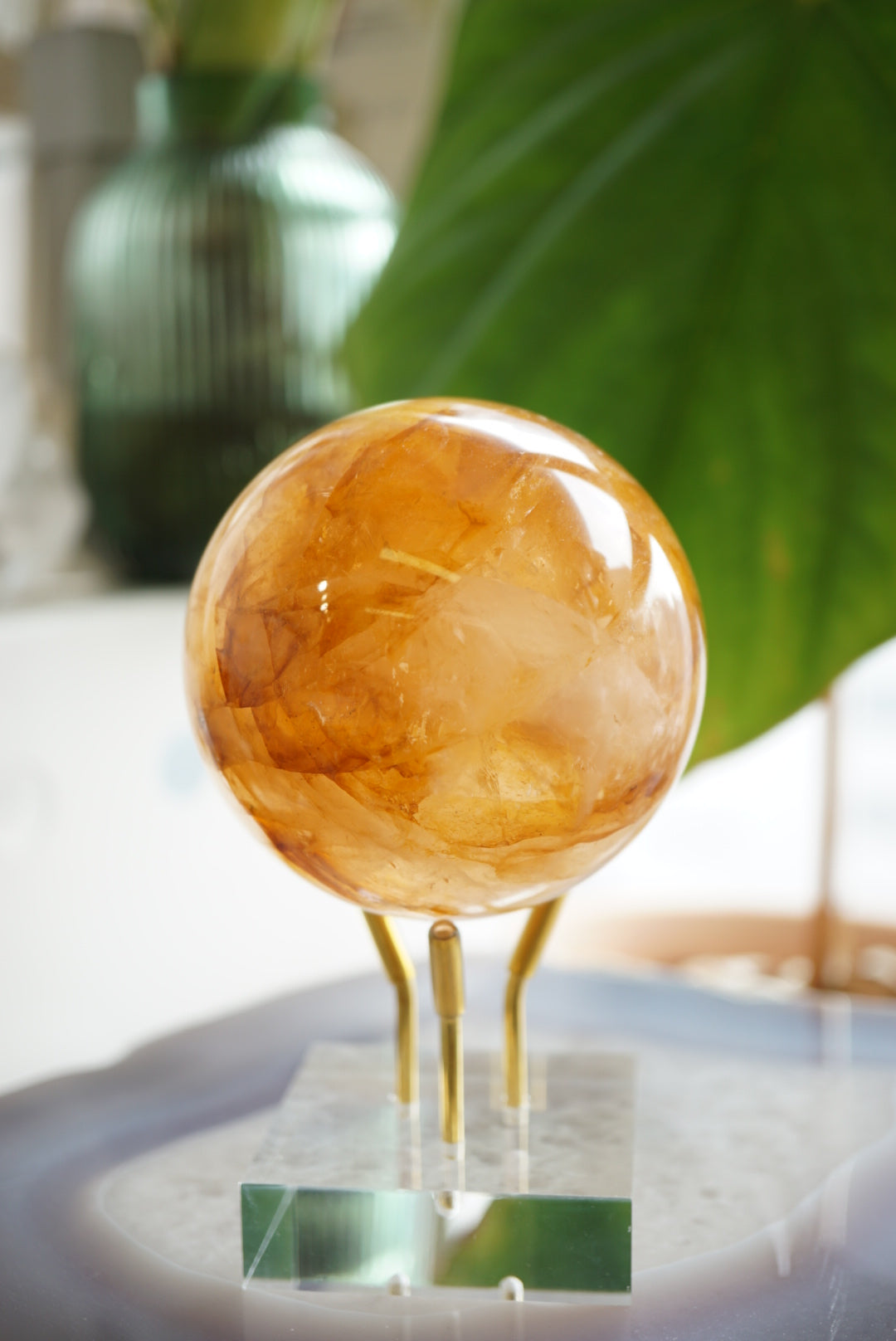 黄金治癒者/黃膠花球 Golden Healer Sphere - ART OF GEM