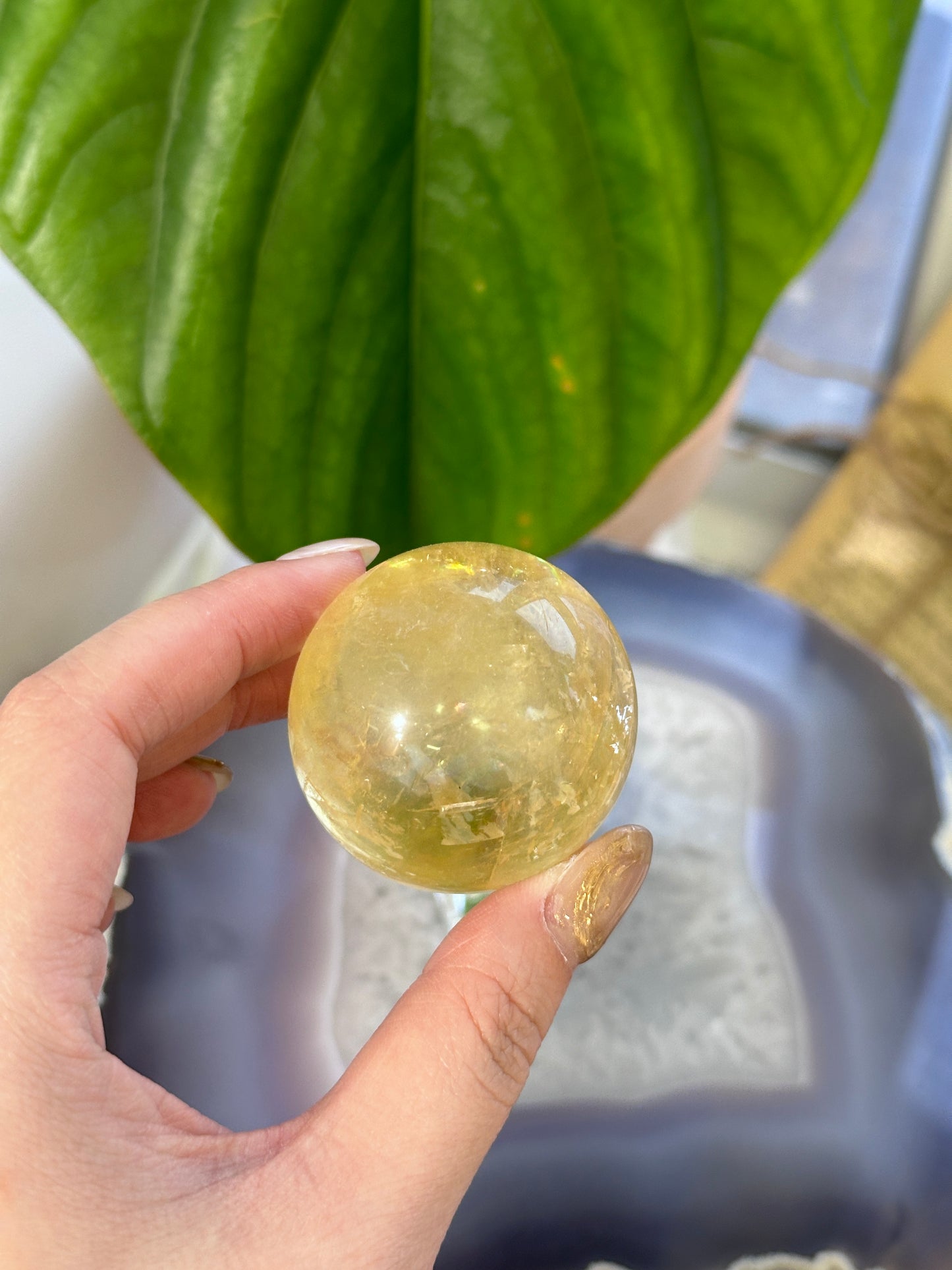 黃方解石球 Honey Calcite Sphere - ART OF GEM