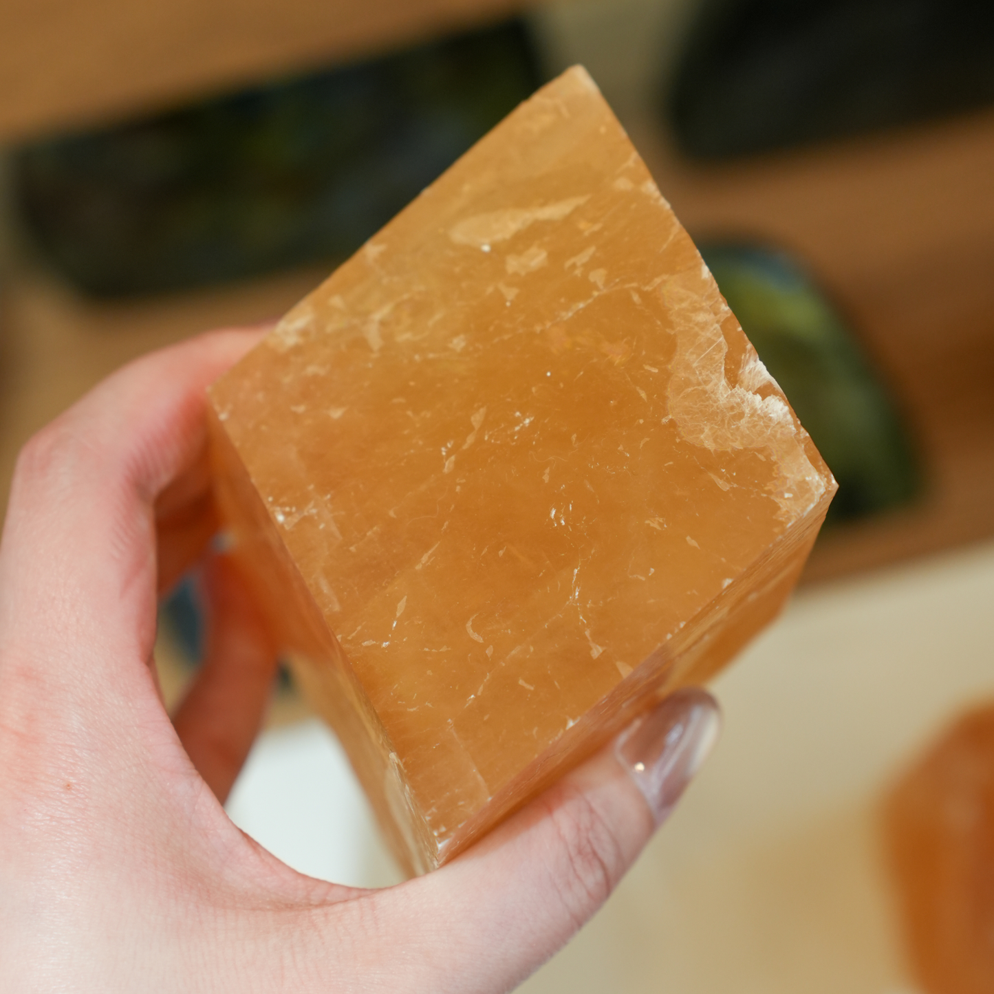 黃方解石原石 Raw Honey Calcite - ART OF GEM