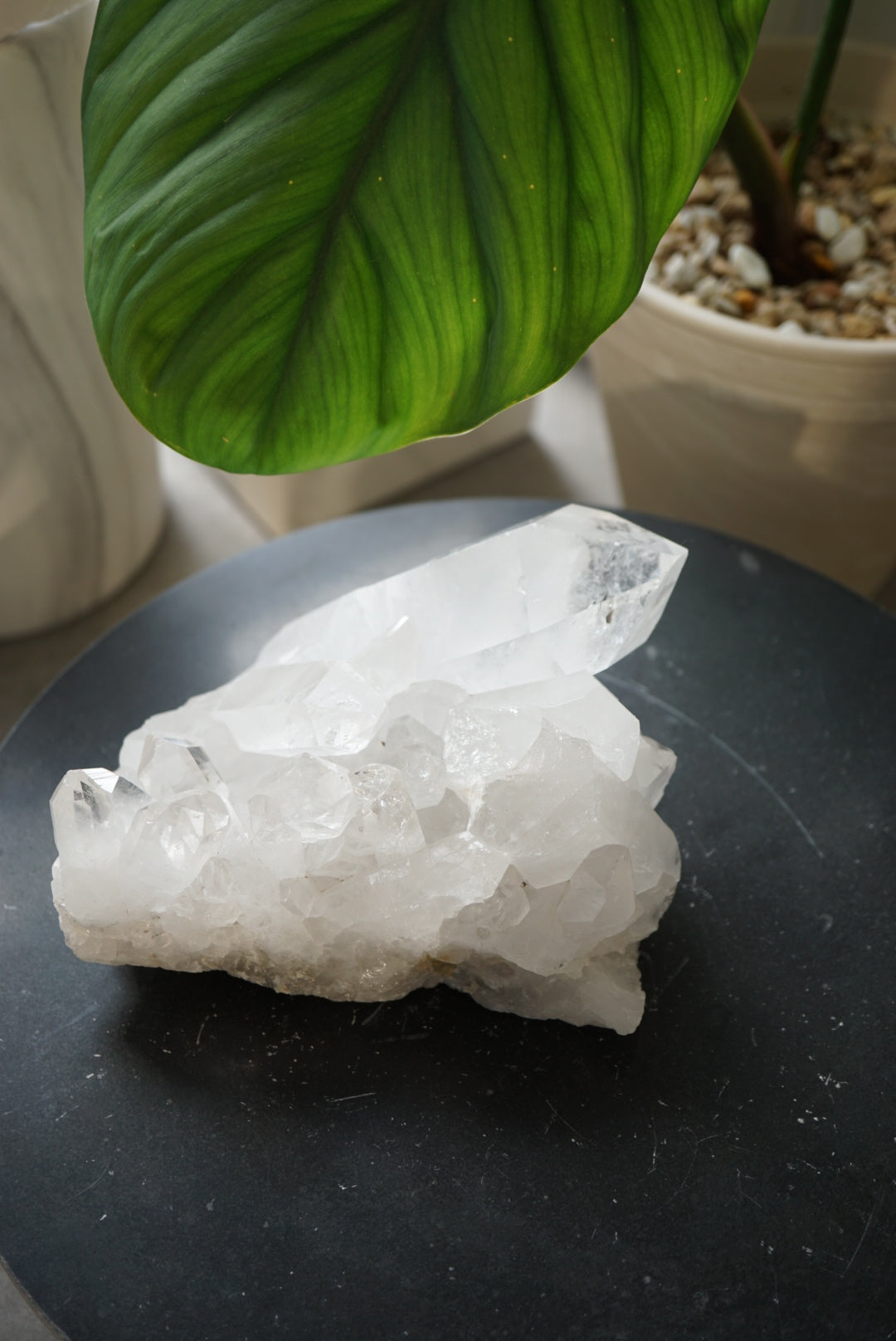 巴西白水晶簇 Brazil White Quartz Cluster - ART OF GEM