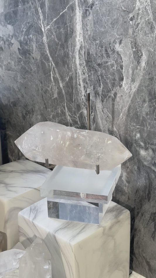 Brazil White Quartz Double Terminated