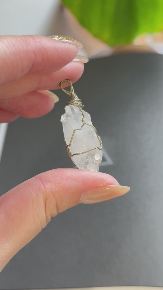 印度鑽石魚眼石吊墜