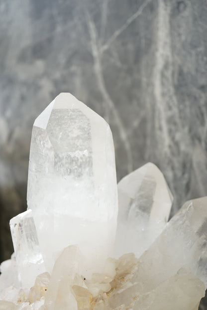 巴西白水晶簇 Brazil White Quartz Cluster - ART OF GEM 