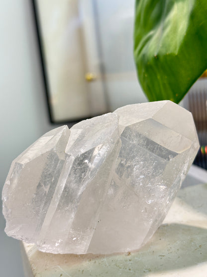 巴西白水晶簇 Brazil White Quartz Cluster - ART OF GEM 