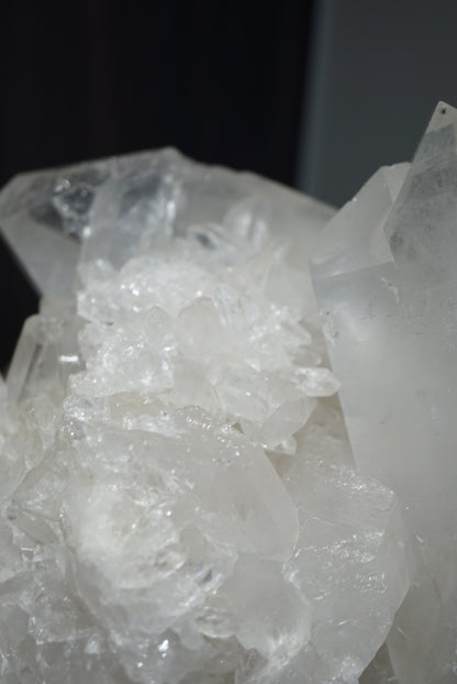 5KG 重量級巴西白水晶簇 Brazil White Quartz Cluster - ART OF GEM 