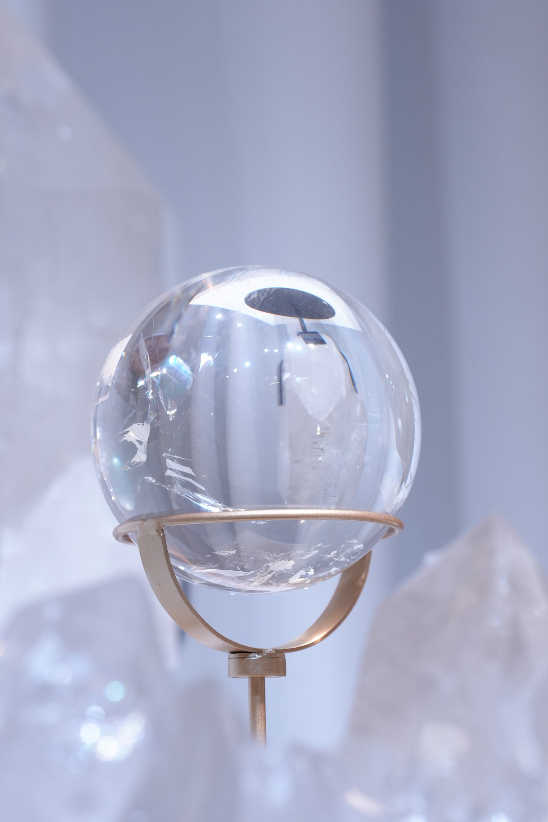 頂級10cm 巴西白水晶球 - ART OF GEM 