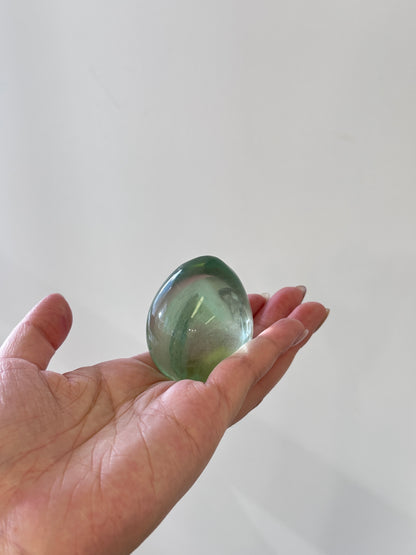 巴西綠螢石蛋 Brazil Green Fluorite Egg - ART OF GEM 