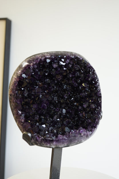 極濃「黑紫」頂級烏拉圭紫水晶Uruguay Amethyst - ART OF GEM 
