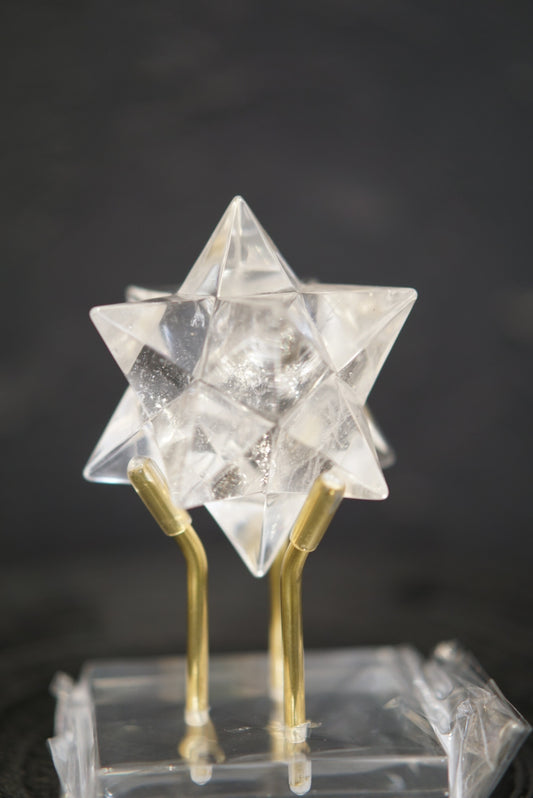 12D 白水晶梅爾卡巴 White Quartz Merkaba - ART OF GEM 