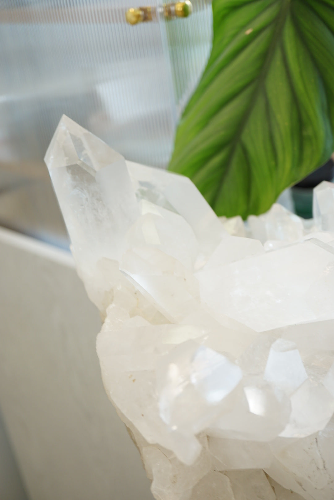 12KG 重量級巴西白水晶簇 - ART OF GEM 