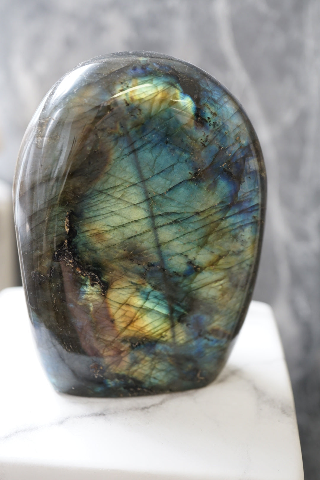 拉長石擺件 Labradorite