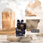 Original Design | Blue Sodalite Fortune Cat [Calming Energy & Wealth through Wisdom]