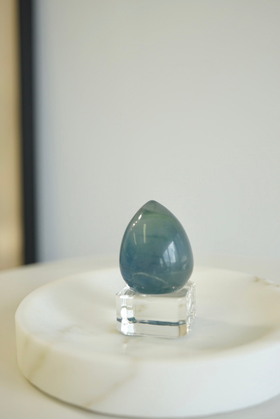 巴西藍綠螢石蛋 Brazil Fluorite egg