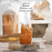 Original Design Calcite Fortune Cat [wealth energy]
