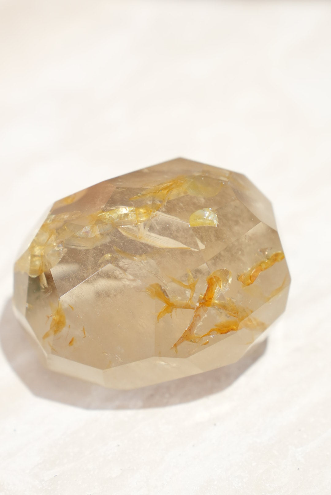 巴西黃水晶共生黃膠花 - ART OF GEM 