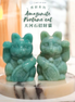 Original Design | Amazonite Fortune Cat [Stone of Hope, Luck and Wealth Energy]