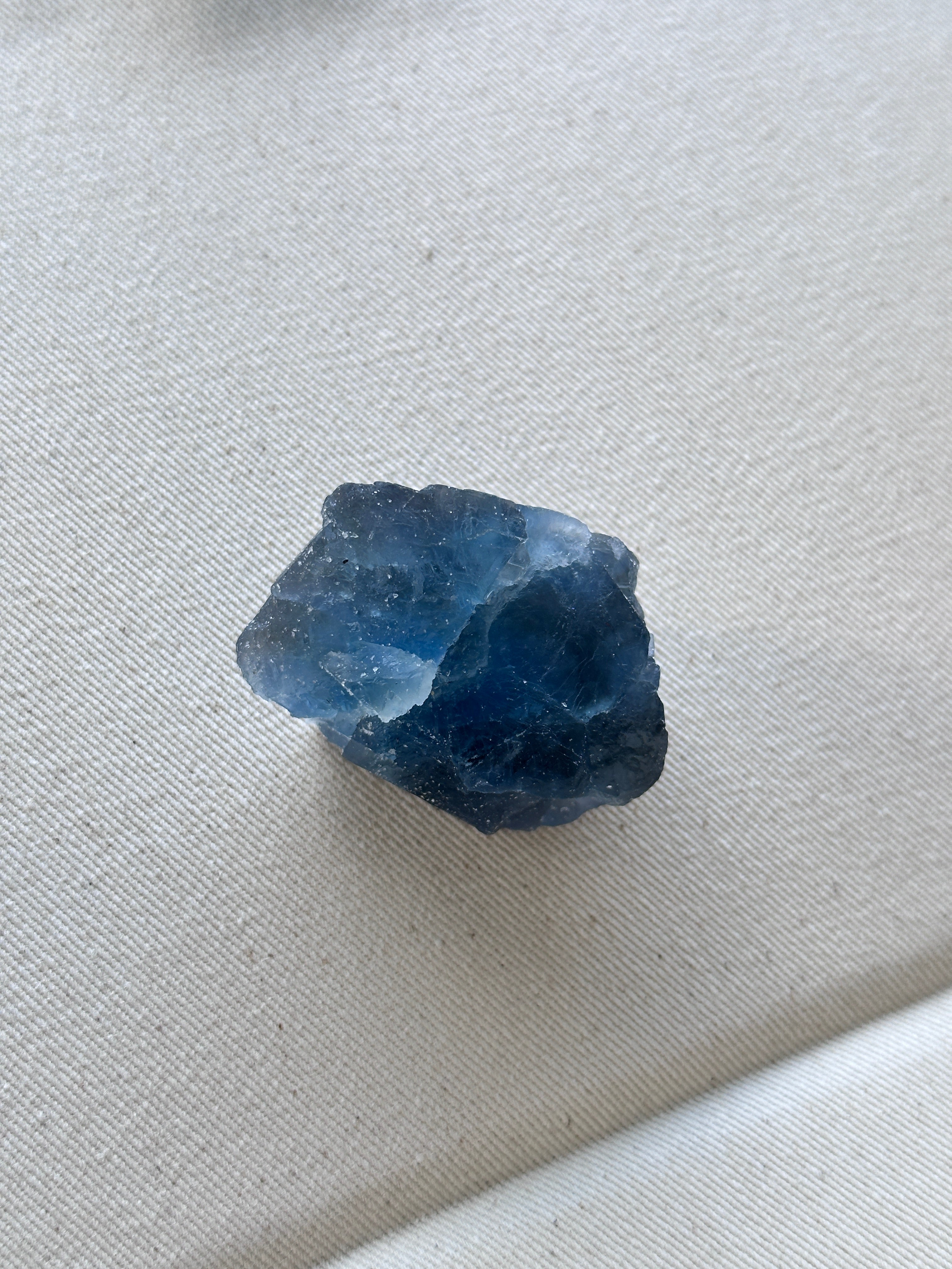 巴西藍綠螢石原石（20-30mm) - ART OF GEM 