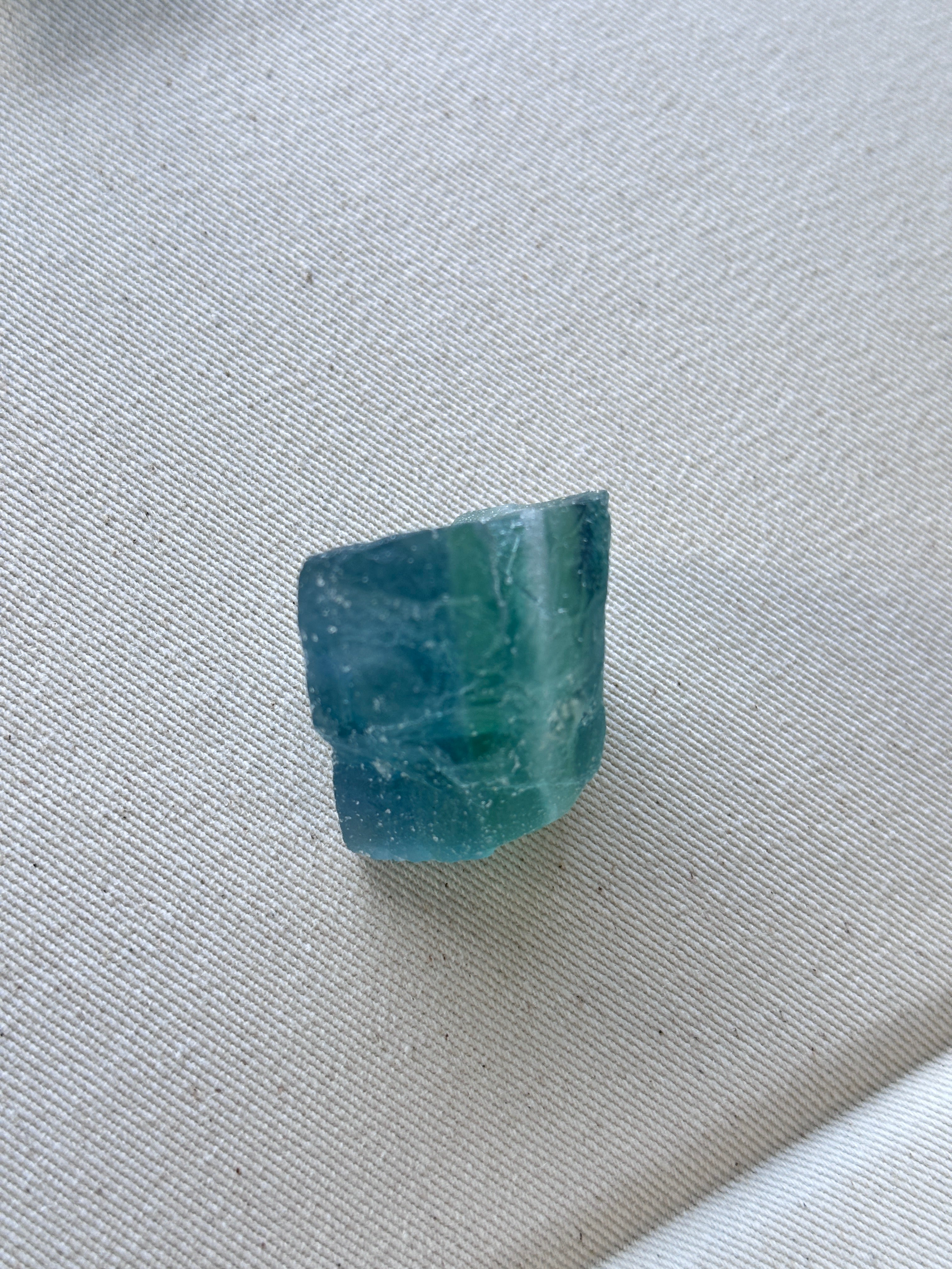 巴西藍綠螢石原石（20-30mm) - ART OF GEM 